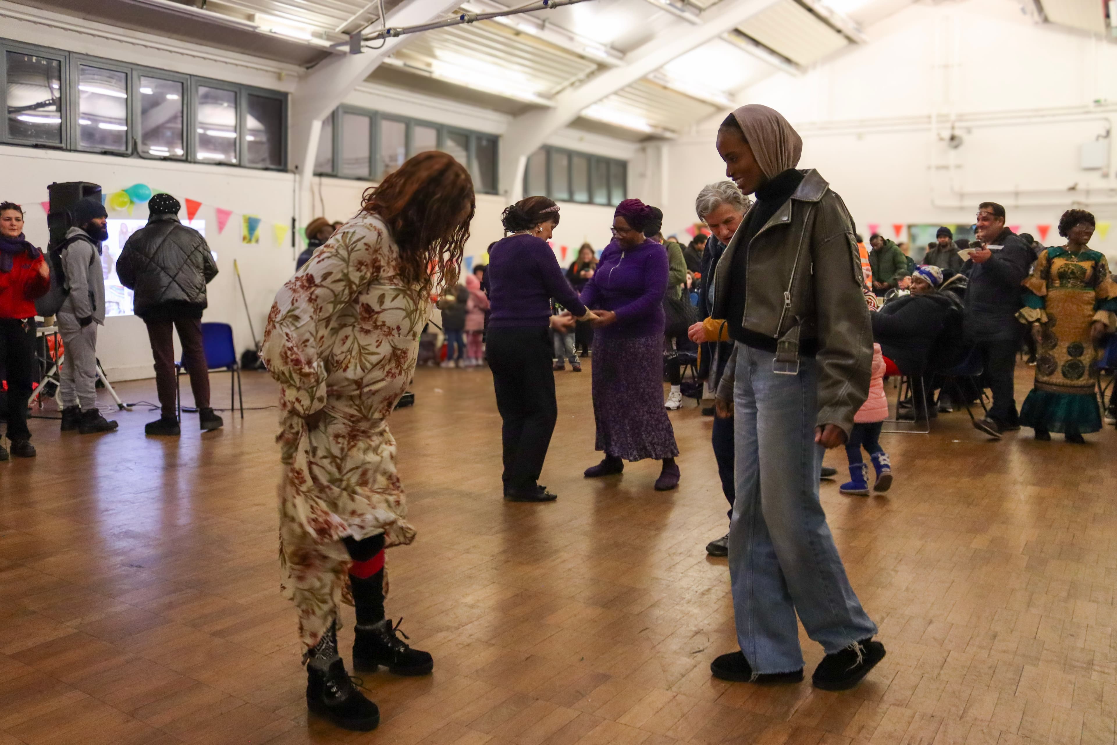 Akwaaba members at a community session